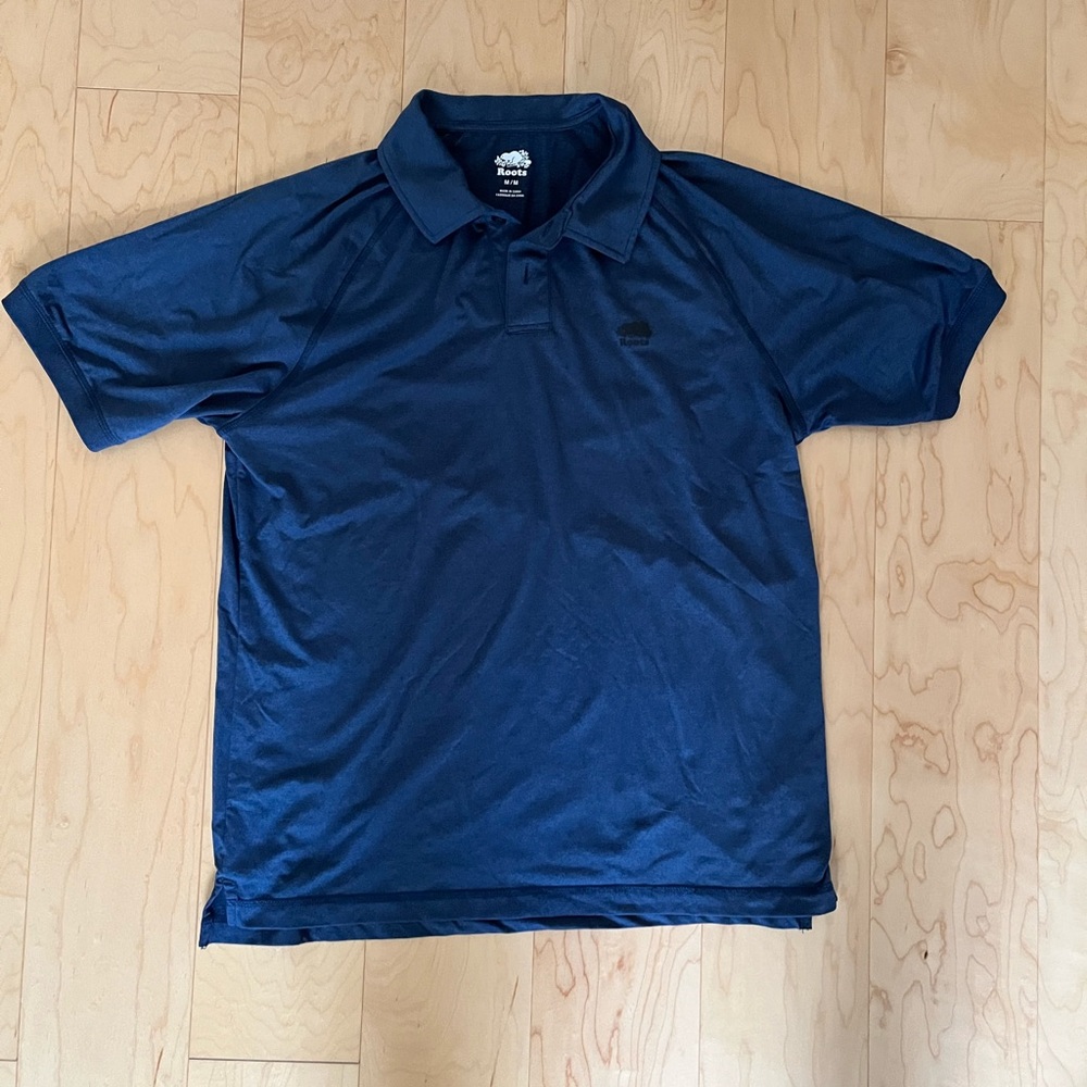 Roots Navy Dri-fit Polo